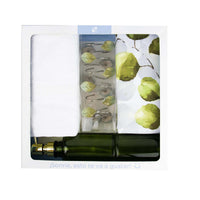 Set de Baño Jade (Cortina, Ganchos, Toalla y Vaso/dispensador)