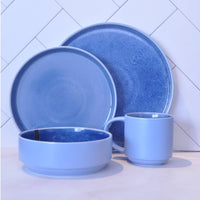 Juego de loza 16 piezas Vajilla Cerámica Santorini