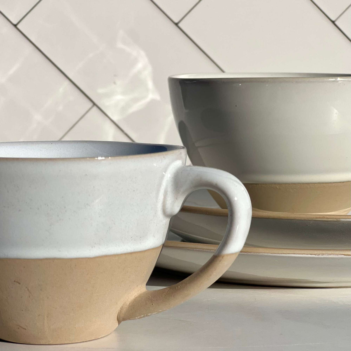 Juego de loza 16 piezas Vajilla Cerámica London