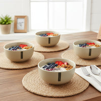 Set 4 Bowls Cerámica Lauca 15 cm - Loza granel