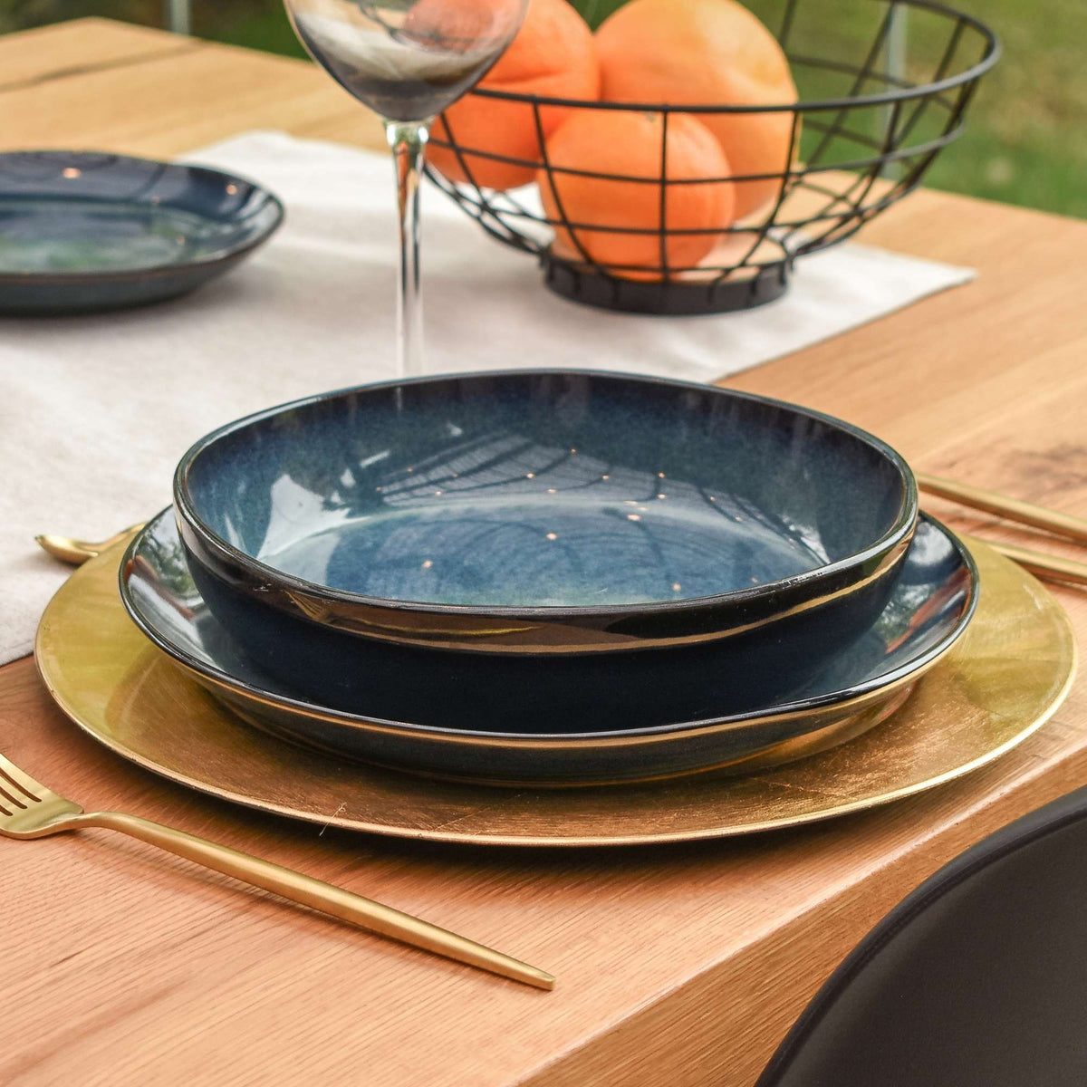 Juego de loza 18 piezas Vajilla Cerámica Oporto