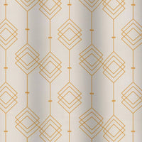 Cortina de Baño Poly Geometrica Dorada