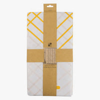 Cortina de Baño Poly Geometrica Dorada