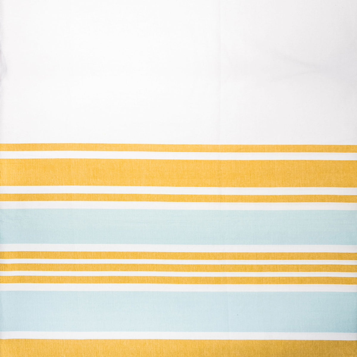 Cortina Baño Tela Mas Flecos Marinera Turquesa