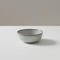 Set 4 Bowls Cerámica Borde Beige - Loza granel