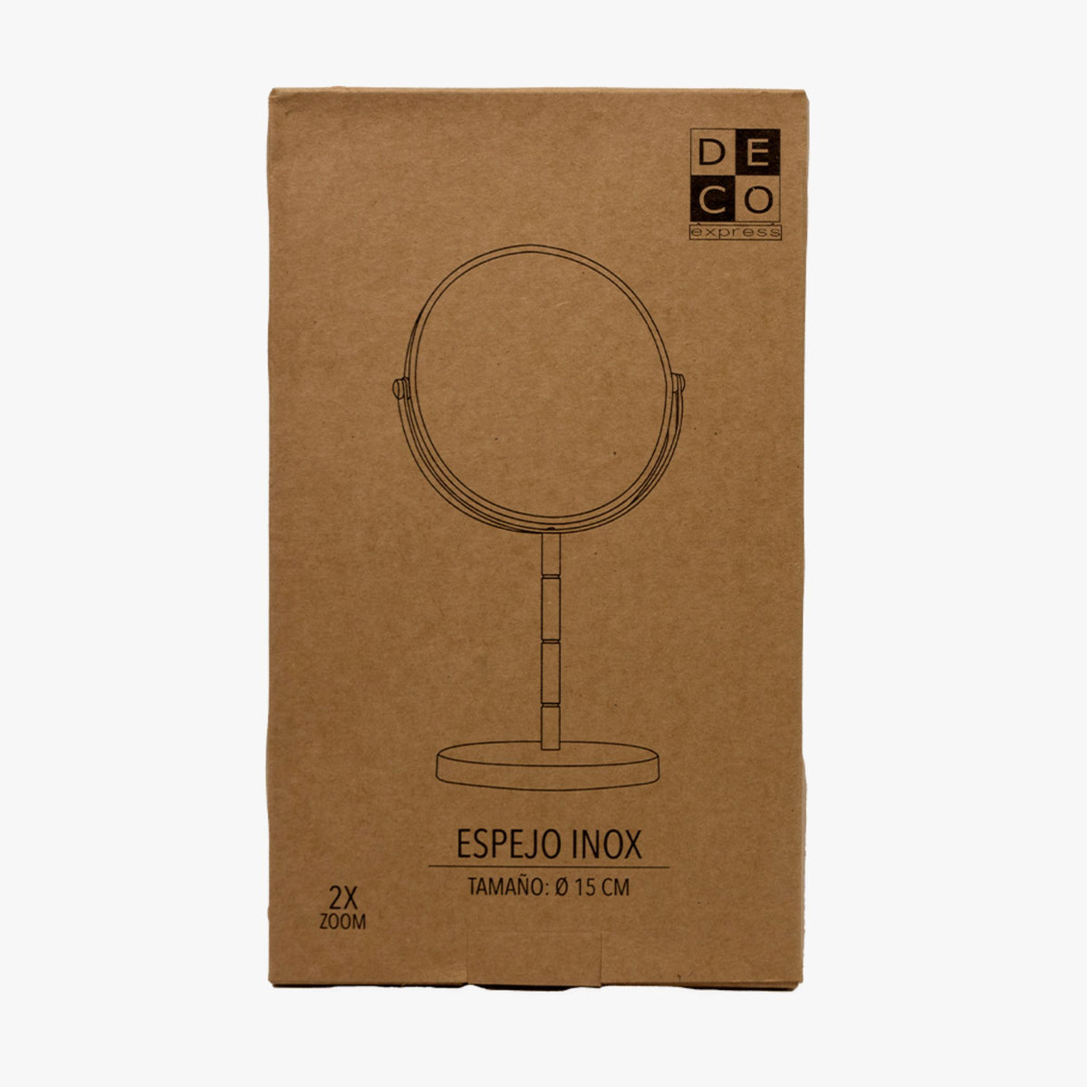 Espejo Pedestal 15 Cm Diam