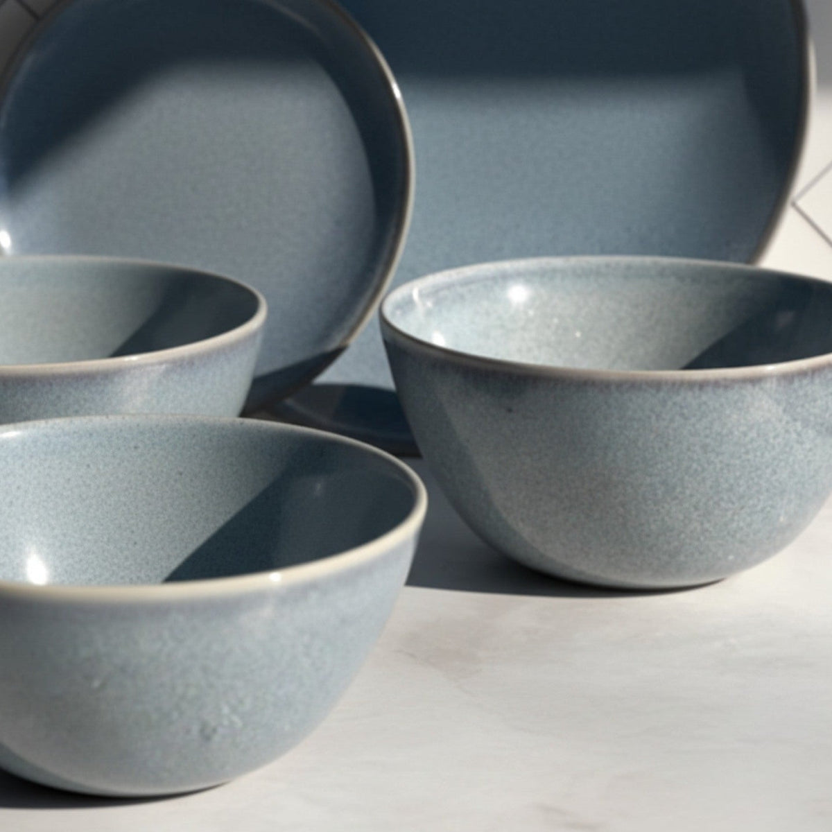 Set 4 Bowls Cerámica Fuji - Loza granel