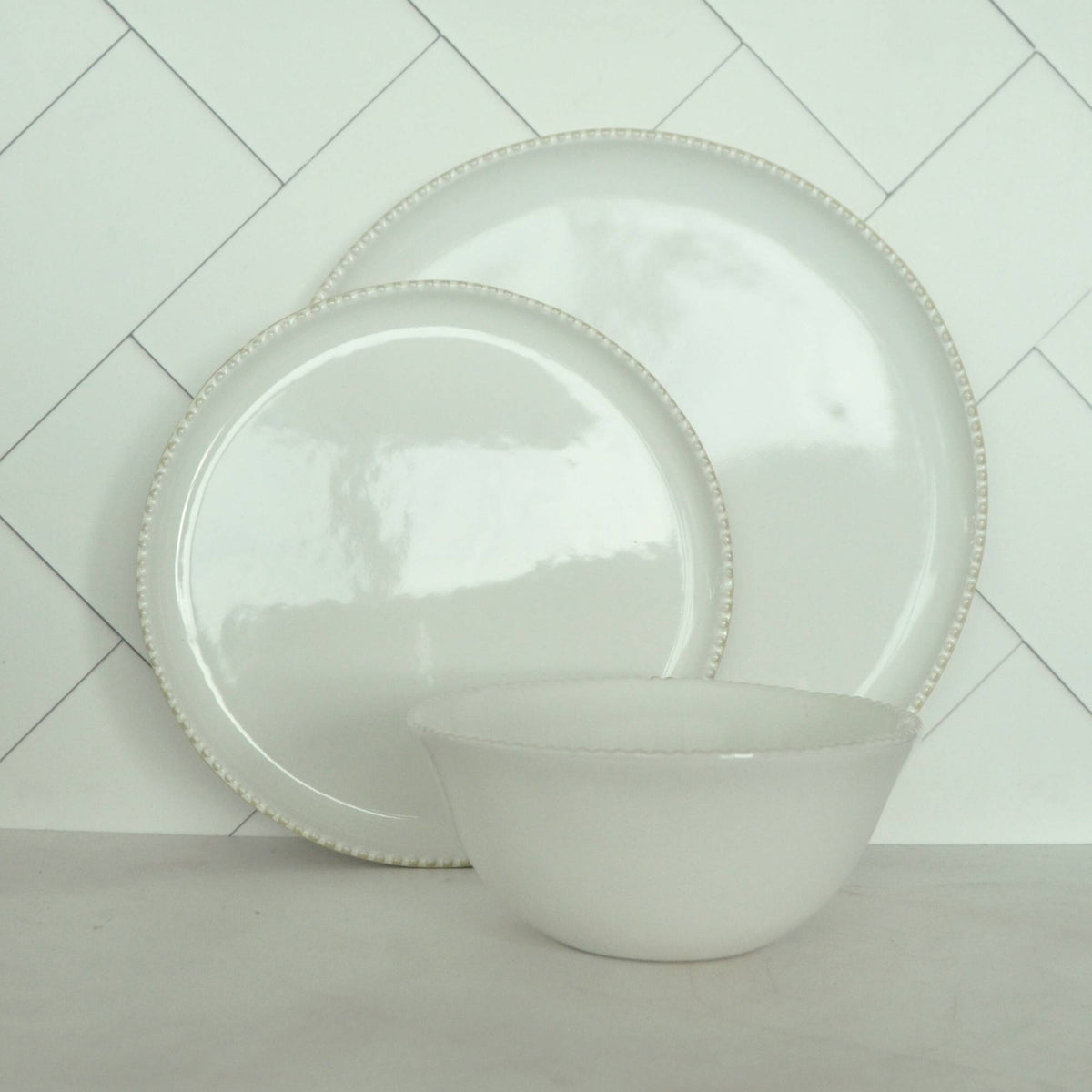 Juego de loza 18 piezas Vajilla Cerámica Oxford