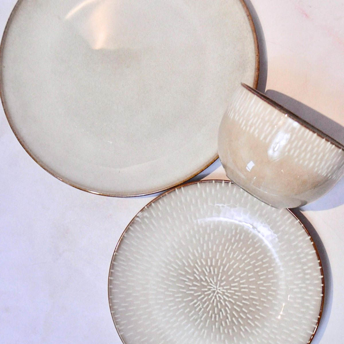 Juego de loza 18 piezas Vajilla Cerámica Palermo