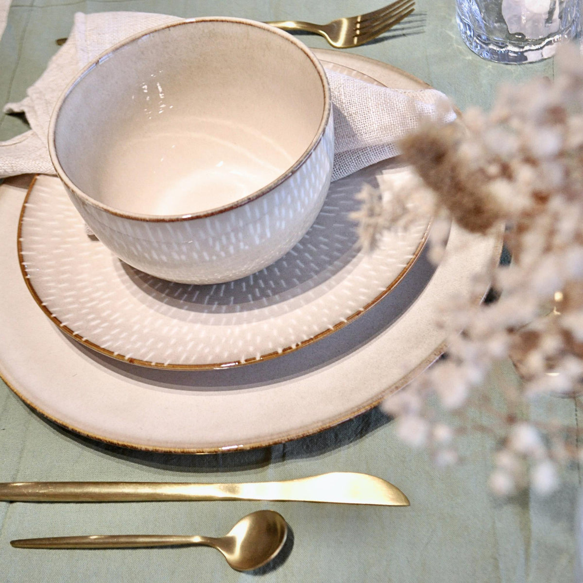 Juego de loza 18 piezas Vajilla Cerámica Palermo