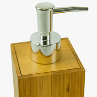 Set 2 accesorios de baño Dispensador de jabón y Vaso Bamboo