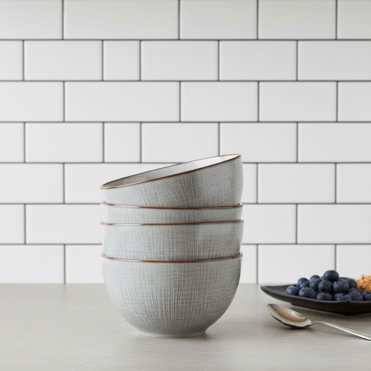 Set 4 Bowls Cerámica Viena - Loza granel