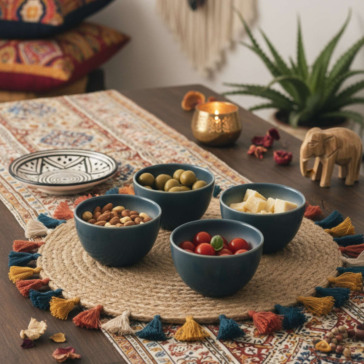 Set 4 Bowls Cerámica Isluga 8.1 cm - Loza granel