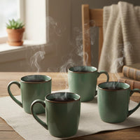 Set 4 Tazas Cerámica Vancouver - Loza granel