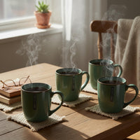 Set 4 Tazas Cerámica Vancouver - Loza granel