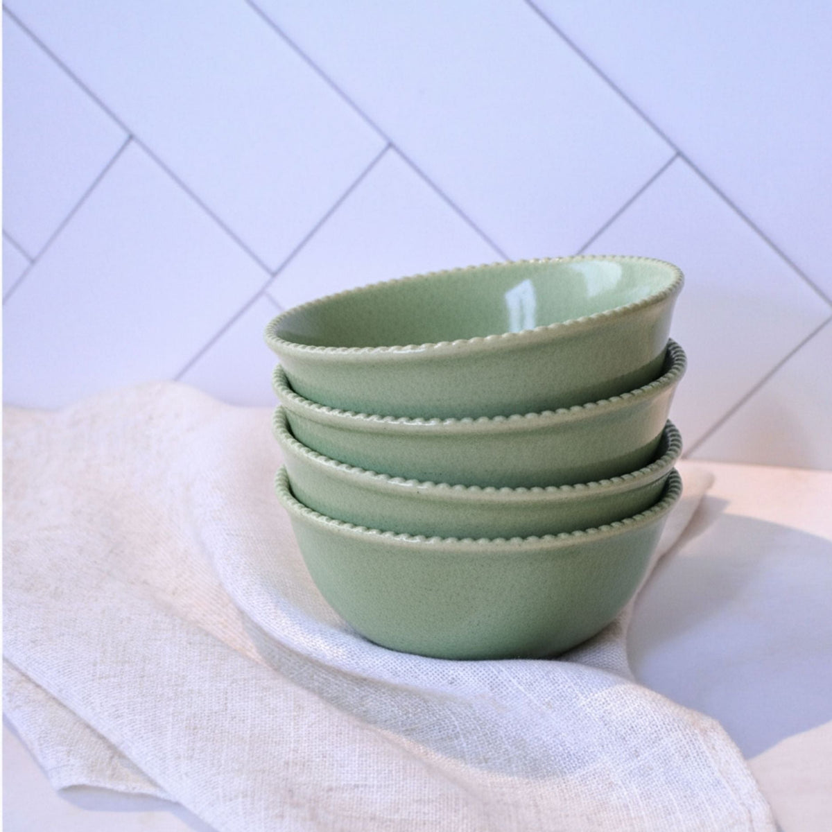 Set 4 Bowls Cerámica Sevilla 16 cm - Loza granel