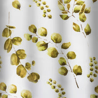 Cortina de baño 180x180 impermeable + 12 ganchos Eucalipto