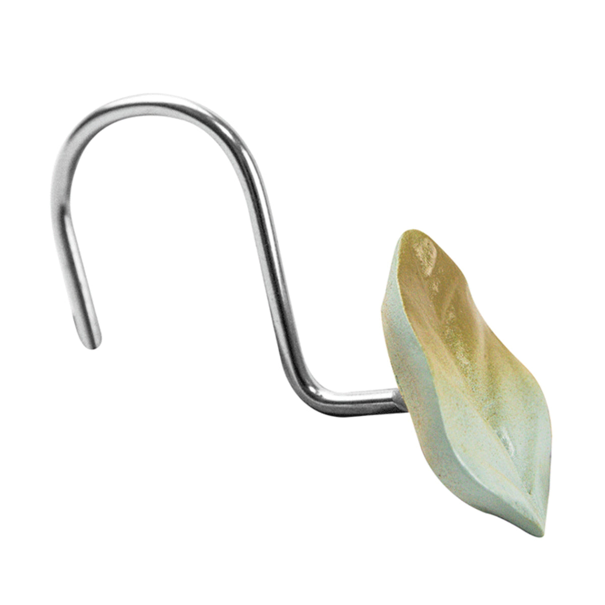 Cortina de baño 180x180 impermeable + 12 ganchos Eucalipto