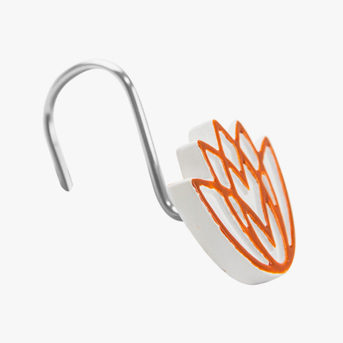 Cortina de baño 180x180 impermeable + 12 ganchos Loto Coral