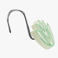 Cortina de baño 180x180 impermeable + 12 ganchos Loto Turquesa