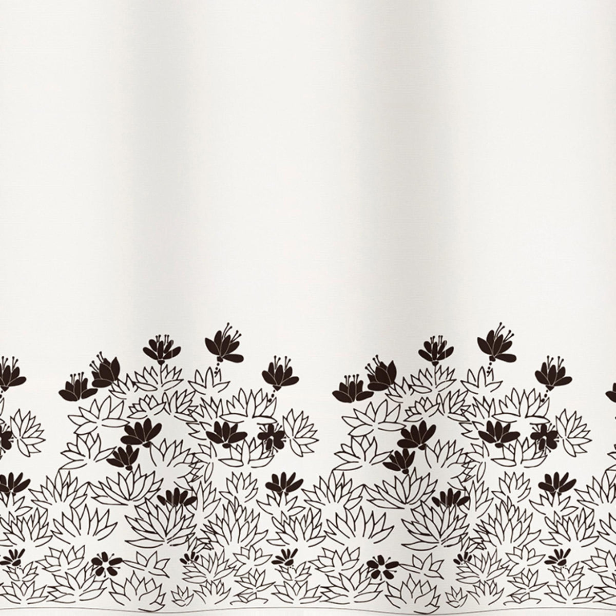 Cortina de baño 180x180 impermeable + 12 ganchos Santos