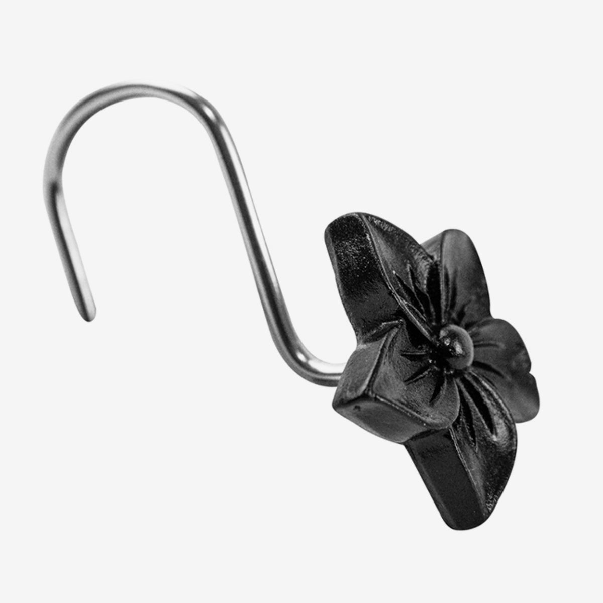 Cortina de baño 180x180 impermeable + 12 ganchos Santos