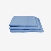 Toalla de mano - 100% Algodon 550grs 45x90cm Ultra absorbente Azul