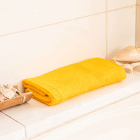 Toalla de baño - 100% Algodon 550grs 70x140cm Ultra absorbente Mostaza