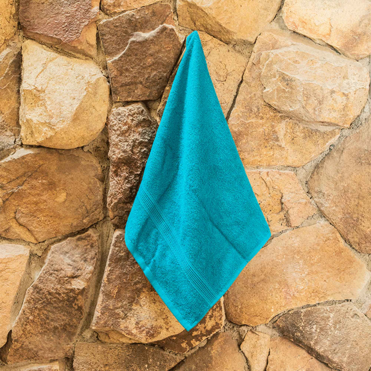 Toalla de baño - 100% Algodon 550grs 70x140cm Ultra absorbente Turquesa