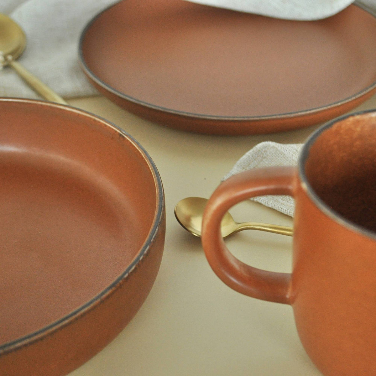 Juego de loza 25 piezas Vajilla Cerámica Toscana