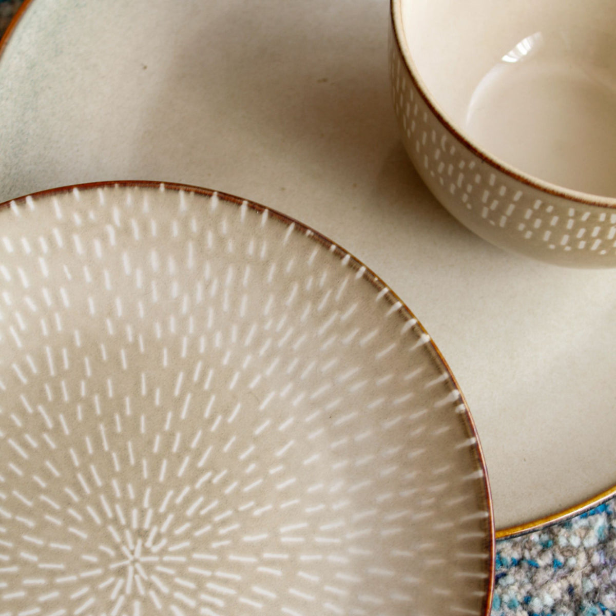 Juego de loza 18 piezas Vajilla Cerámica Palermo