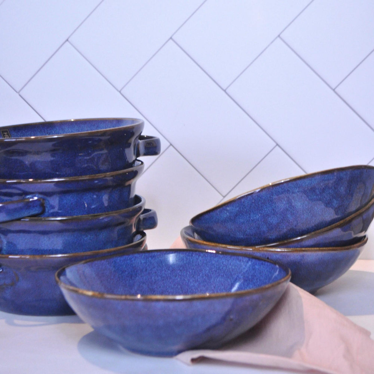 Set 4 Bowls Cerámica Paris - Loza granel