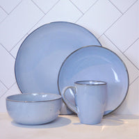 Juego de loza 16 piezas Vajilla Cerámica Estocolmo