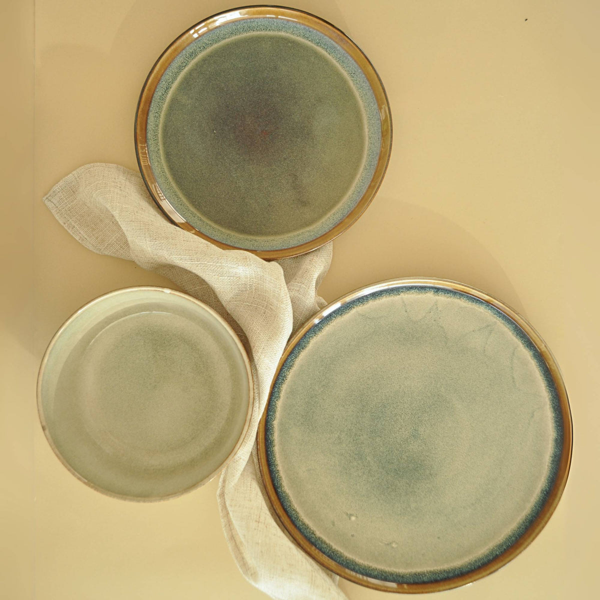 Juego de loza 18 piezas Vajilla Cerámica Lisboa