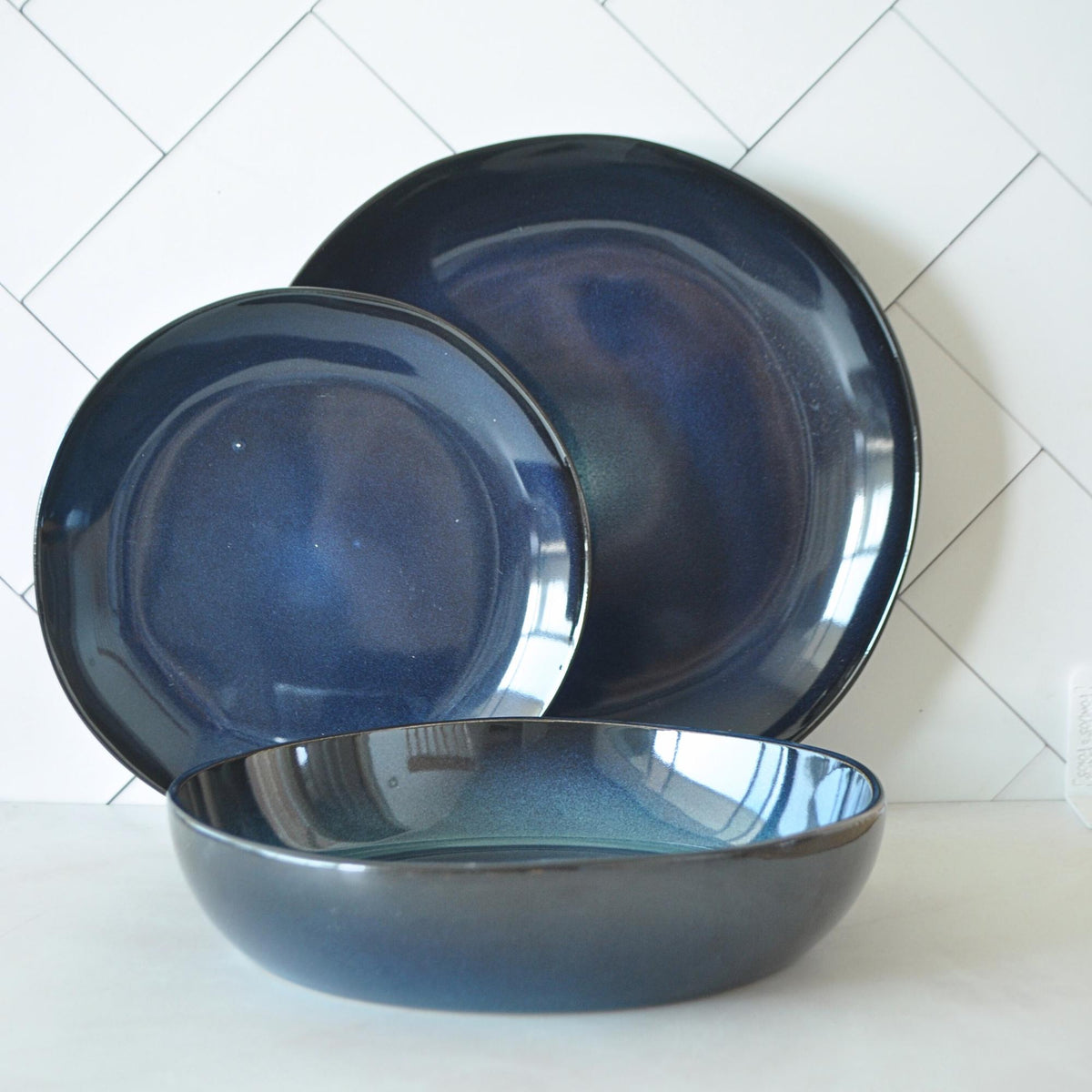 Juego de loza 18 piezas Vajilla Cerámica Oporto