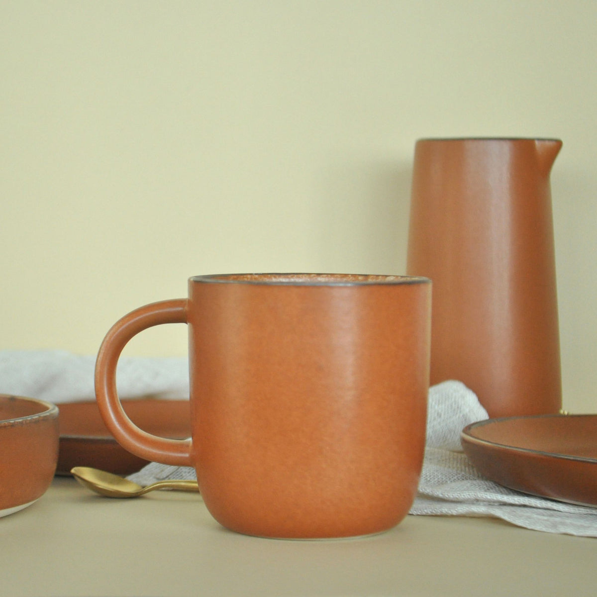 Juego de loza 25 piezas Vajilla Cerámica Toscana