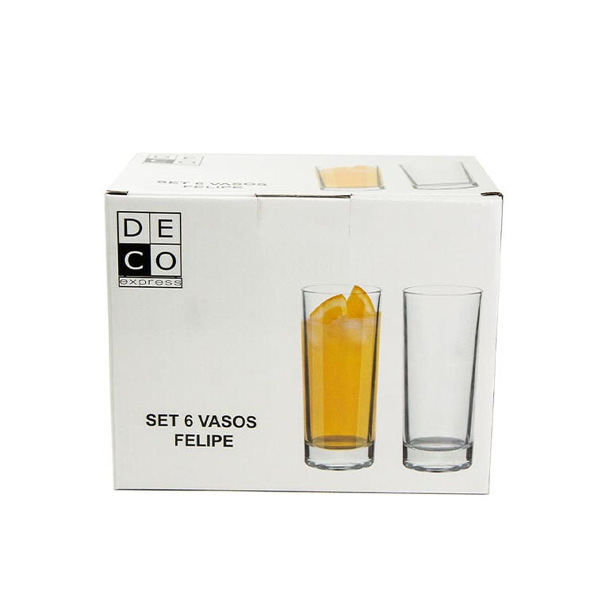 Set 6 Vasos Felipe 300 Ml