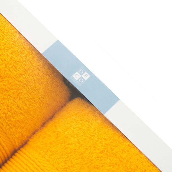 Set 2 Toallas 550gr 70x140/45x90cm Amarillo - Decoexpress