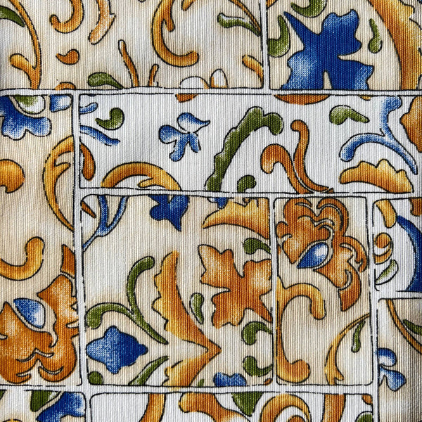 Camino de Mesa Tiles 160x40 cm – Estilo Mediterráneo - Decoexpress