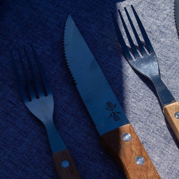 Set de Cubiertos para Asado Lyn 8 pzs - Decoexpress