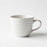Set 6 Tazas Mug Cerámica Artesanal Asís 470 ml — Forma Ancha para Café con Leche