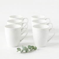 Set 6 Tazas 350 ml New Bone China - Lucerna