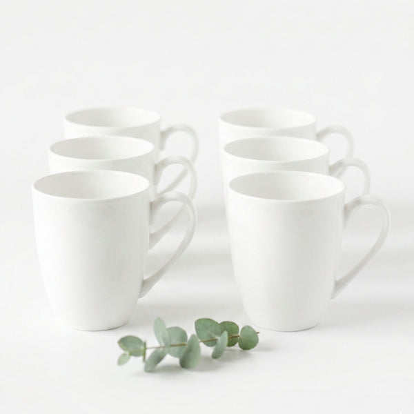 Set 6 Tazas 350 ml New Bone China - Lucerna