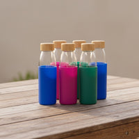 Botella Vidrio 500 Ml Con Protector