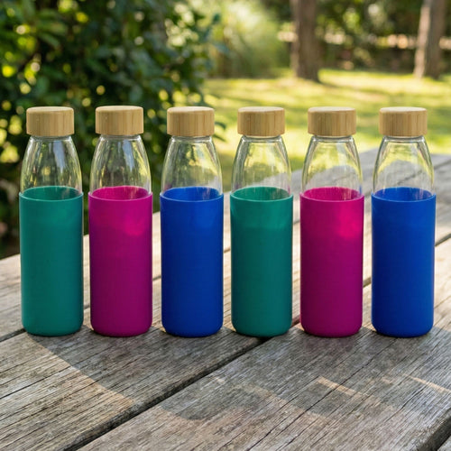 Botella Vidrio 500 Ml Con Protector