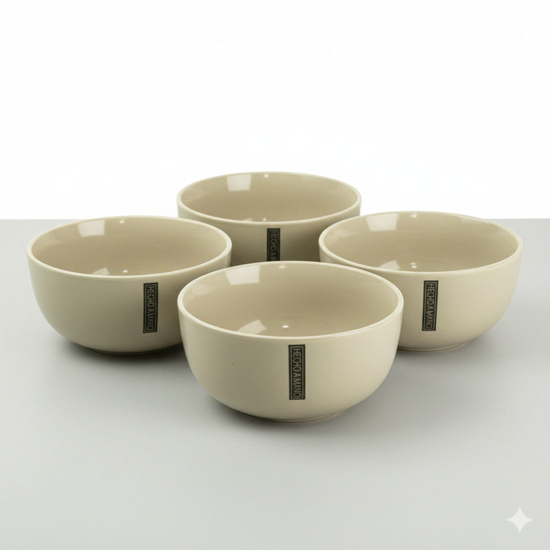 Set 4 Bowls Cerámica Lauca 15 cm - Loza granel