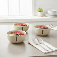 Set 4 Bowls Cerámica Lauca 15 cm - Loza granel