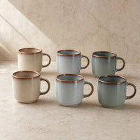 Set 6 Mug Chiloé 380 ml Cerámica