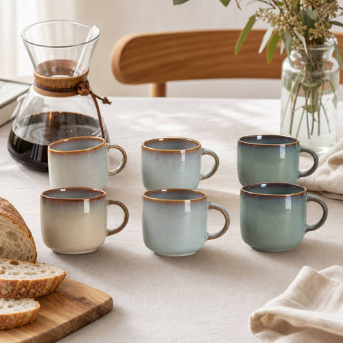 Set 6 Mug Chiloé 380 ml Cerámica