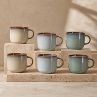Set 6 Mug Chiloé 380 ml Cerámica
